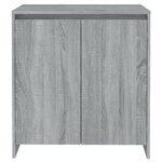 vidaXL Buffet Sonoma gris 70x41x75 cm Bois d'ingénierie