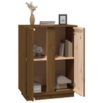 vidaXL Buffet Marron miel 60x35x80 cm Bois massif de pin