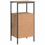 vidaXL Tables de chevet 2 Pièces chêne artisanal bois d'ingénierie