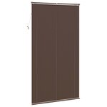 vidaXL Store Vénitien Marron foncé avec motif 213 x 110 cm PVC