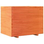 vidaXL Jardinière cire marron 90x60x72 5 cm bois de pin massif