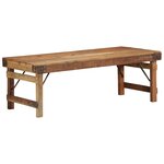 vidaXL Table basse 110x55x40 cm en bois massif récupéré
