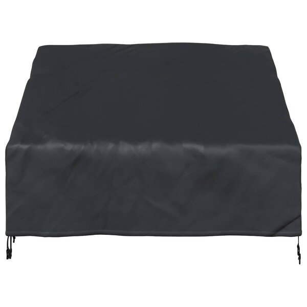 vidaXL Housse de banc de jardin Noir 130 x 95 x 40 / 80 cm Tissu 600D