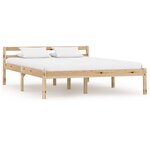 vidaXL Cadre de lit sans matelas bois massif de pin 140x200 cm