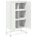 vidaXL Buffet haut rose 68 5x38 5x123 5 cm acier