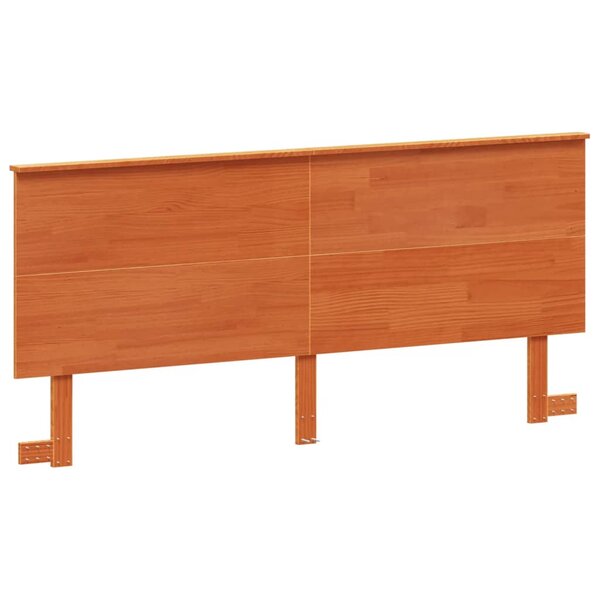 vidaXL Tête de lit cire marron 180 cm bois massif de pin
