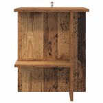 vidaXL Table basse 2 Pièces Bois ancien 40 x 30 x 49 cm Bois d'ingénierie