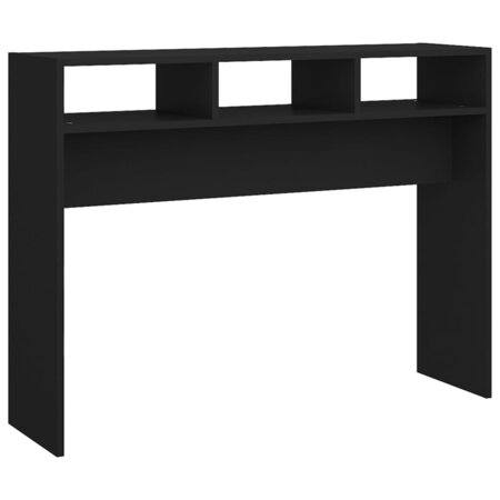 vidaXL Table console Noir 105x30x80 cm Aggloméré