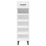 vidaXL Armoire à chaussures blanc 30x35x105 cm bois d'ingénierie