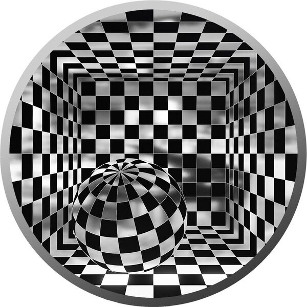 Pièce de monnaie en Argent 200 Francs g 1 Millésime 2023 Illusion Room ILLUSION ROOM V2