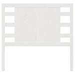 vidaXL Tête de lit Blanc 81x4x100 cm Bois massif de pin