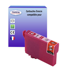 Cartouche Compatible pour Epson Stylus Office BX305F, BX305FW, BX305FW Plus remplace Epson T1283 Magenta  - T3AZUR