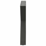 vidaXL Pieds de table basse 2 pièces Anthracite 50 x (42-43 3) cm Acier
