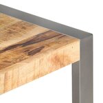 vidaXL Table basse 110x60x40 cm Bois de manguier brut