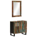 vidaXL Ensemble de meubles de salle de bain 2 Pièces bois massif d'acacia