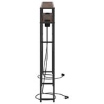 vidaXL Tête de lit de rangement Chêne marron 135 cm Bois d'ingénierie