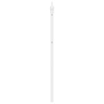 vidaXL Tête de lit métal blanc 135 cm