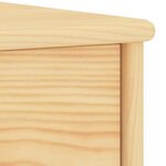 vidaXL Table de chevet naturel 35x30x40 cm bois de pin massif