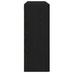 vidaXL Meubles muraux   2 pièces en chêne noir  69 5 x 34 x 90 cm  en bois aggloméré.