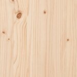 vidaXL Jardinière 60x60x46 cm bois de pin massif