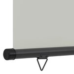 vidaXL Auvent latéral de balcon 122x250 cm Gris