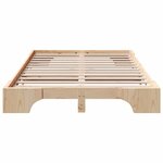 vidaXL Cadre de lit 140x190 cm en pin massif