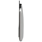 vidaXL Tête de lit suspendue Gris nuage tissu