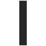 vidaXL Bibliothèque à 4 niveaux chêne noir 80x24x143 cm