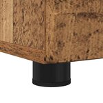vidaXL Meuble de salle de bain haut Bois ancien 30 x 35 x 192 cm