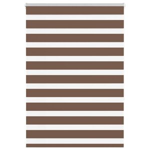 vidaXL Store zèbre marron 105x150cm largeur du tissu 100 9cm polyester