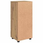 vidaXL Cabinet de salle de bain avec stockage TULUM chêne artisanal