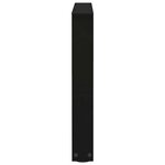 vidaXL Pieds de table basse en forme de V  2 pièces  noir  60 x (42-43 3) cm  acier