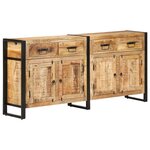 vidaXL Buffet 172x35x80 cm Bois de manguier massif