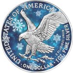Pièce de monnaie en Argent 1 Dollar g 31.1 (1 oz) Millésime 2024 JINGLE BELL ROCK