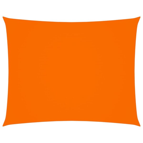 Vidaxl voile de parasol tissu oxford rectangulaire 5x6 m orange