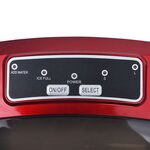 vidaXL Appareil à glaçons Rouge 2 4 L 15 kg / 24 h