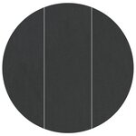 vidaXL Tapis de piscine noir Ø 396 cm  en tissu non tissé  rond.