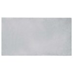 vidaXL Tapis en Fourrure Synthétique de Lapin Gris 80 x 150 cm