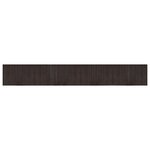 vidaXL Tapis rectangulaire marron foncé 60x400 cm bambou