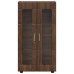 vidaXL Buffet Chêne brun 55 5 x 29 x 100 cm Bois d'ingénierie