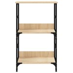 vidaXL Bibliothèque chêne sonoma 50x33x82 cm bois d'ingénierie
