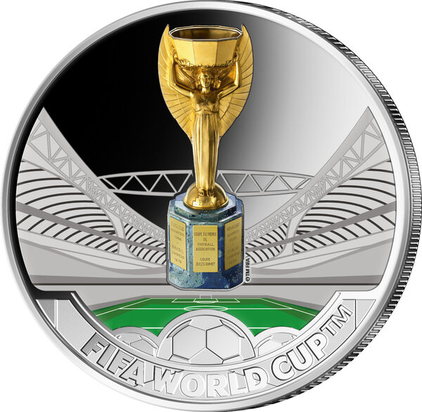 Monnaie FIFA WORLD CUP TROPHY FIFA World Cup Champions Metal 50 Cents Solomon Islands 2026 (PRÉCOMMANDE)