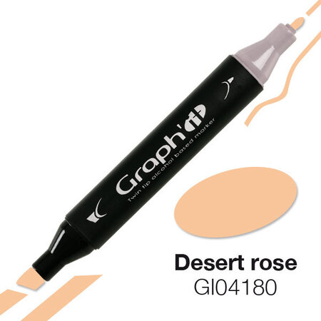 Marqueur à l'alcool Graph'it 4180 Desert Rose