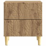 vidaXL Table de chevet Chêne artisanal 43 x 34 5 x 48 cm