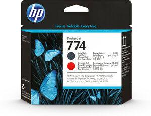 HP HP 774 Matte Black/Chromatic Red Printhe HP 774 Matte Black/Chromatic Red Printhead