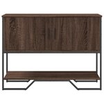 vidaXL Table console chêne marron 100x35x74 5 cm bois d'ingénierie