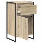 vidaXL Buffet avec tiroir Sonoma 81 x 36 x 150.5 cm Bois d'ingénierie
