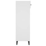 vidaXL Armoire à chaussures blanc 30x35x105 cm bois d'ingénierie
