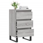 vidaXL Buffet sonoma gris 40x35x70 cm bois d'ingénierie