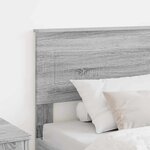 vidaXL Tête de lit Gris Sonoma 100 cm Bois d'ingénierie